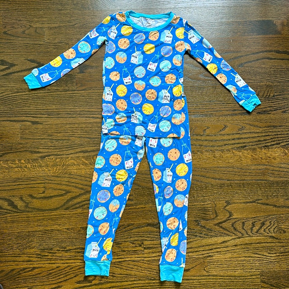 Little Sleepies Milk & Cookies L/S Pajamas